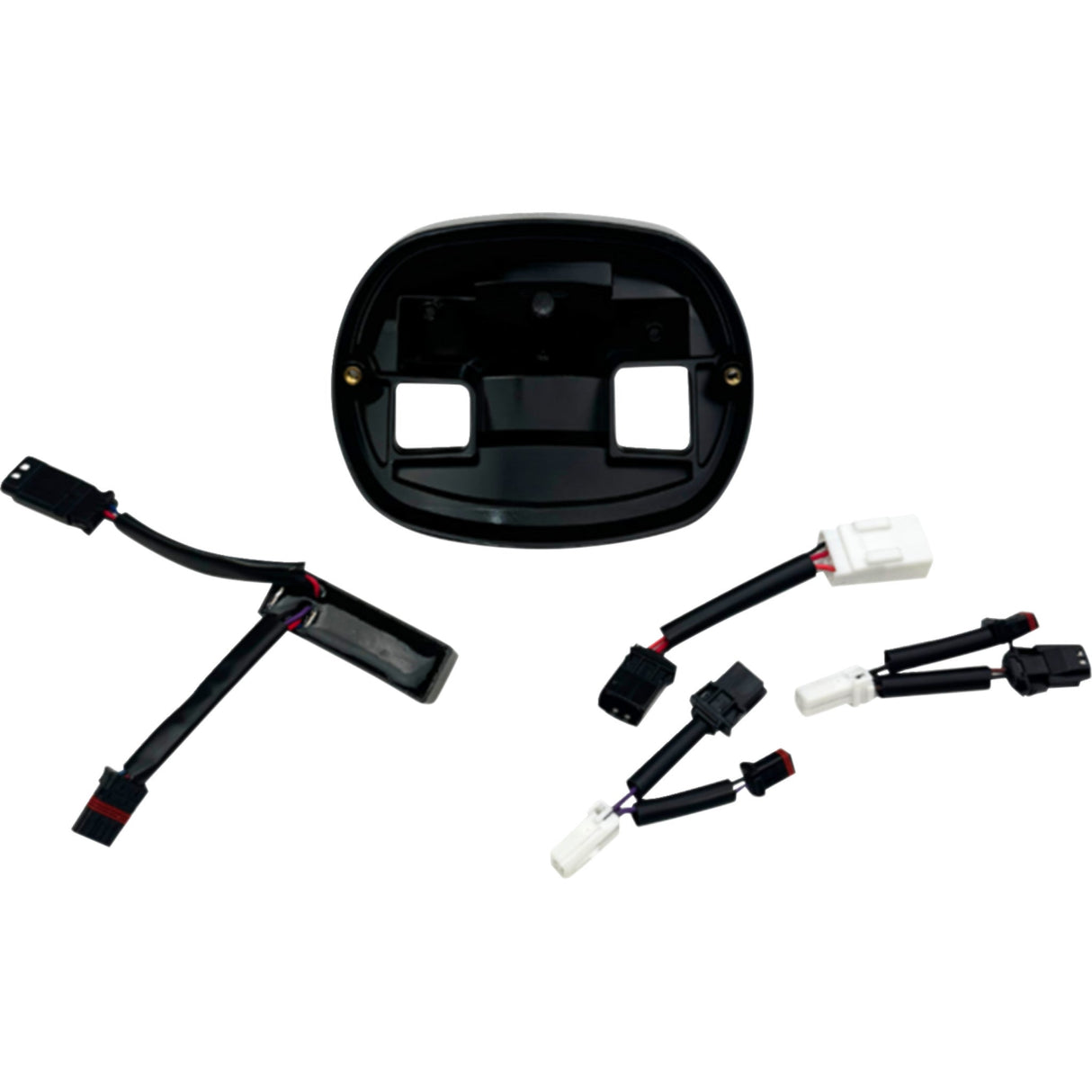 CUSTOM DYNAMICS 2010-1580 TL-BASE-25ST-B Taillight Base Plate black - flhc/fxlrs/fxlrst