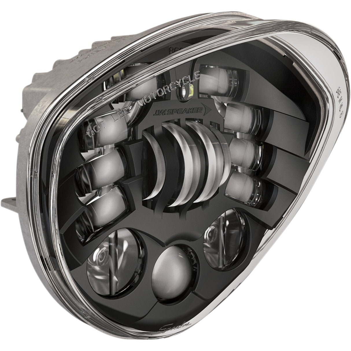 J.W. SPEAKER 2001-1785 0555151 Adaptive 2 Headlight for Victory with Diamond Headlights Adaptive 2 LED Headlight - 7" Victory - Black