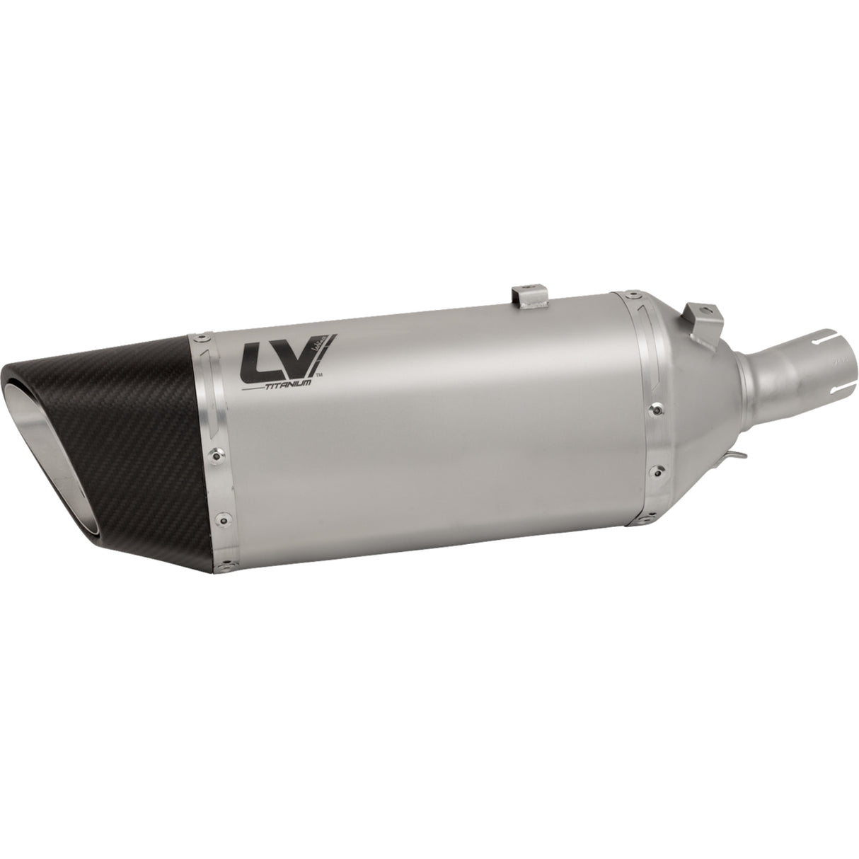 LEOVINCE 1811-4851 15607TU LV-14 R Slip-On Muffler titanium - kawasaki ninja 400/500