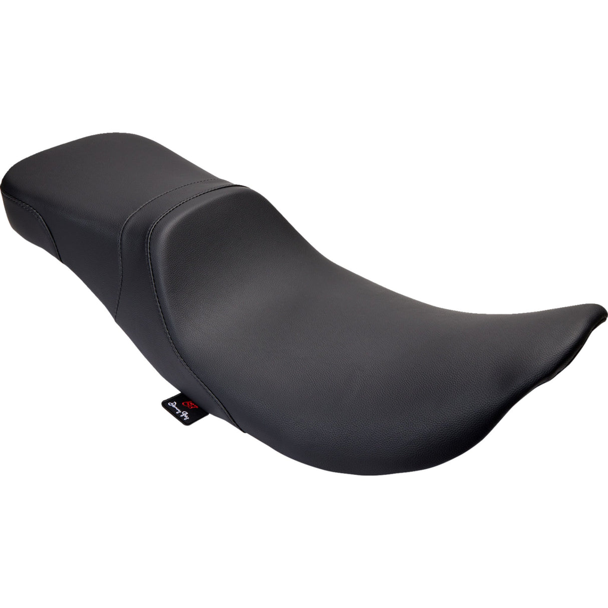 Danny Gray LowIST 2-Up Seat Black Vinyl - FA-DGE-0285 For Harley Touring 2008-2023