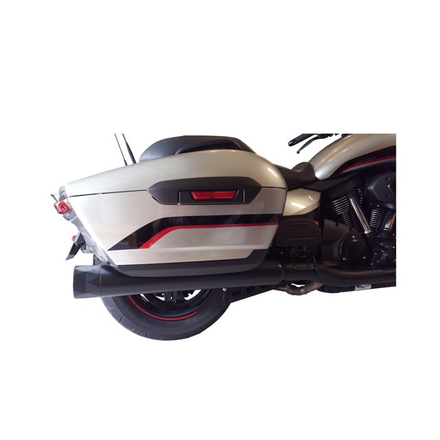 Tab Performance 4" B.A.M. Stick Exhaust Pipes | Black | Yamaha - Black Straight Tips, 2.5" Louvered Baffles 311-2290-B2-2.5