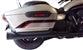 Tab Performance 4" B.A.M. Stick Exhaust Pipes | Black | Yamaha - Black Slash Tips, 2.5" Louvered Baffles 311-2290-B-2.5