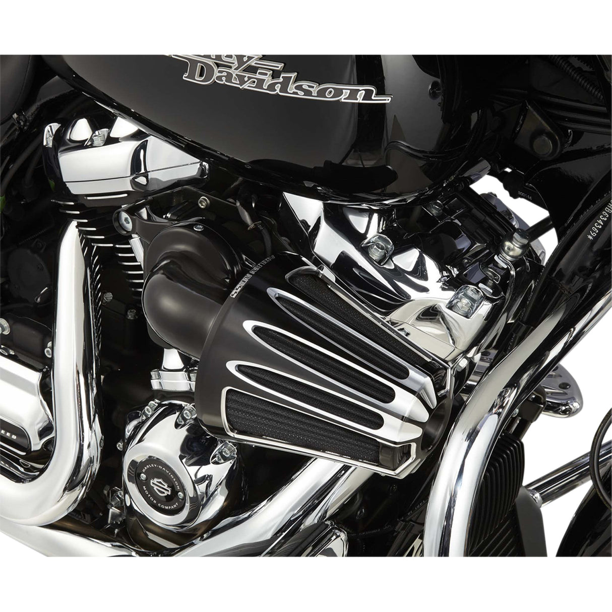 Arlen Ness Monster Sucker® Air Cleaner Kit — Deep Cut Black - 81-037 For Harley Motorcycles 2017-2025