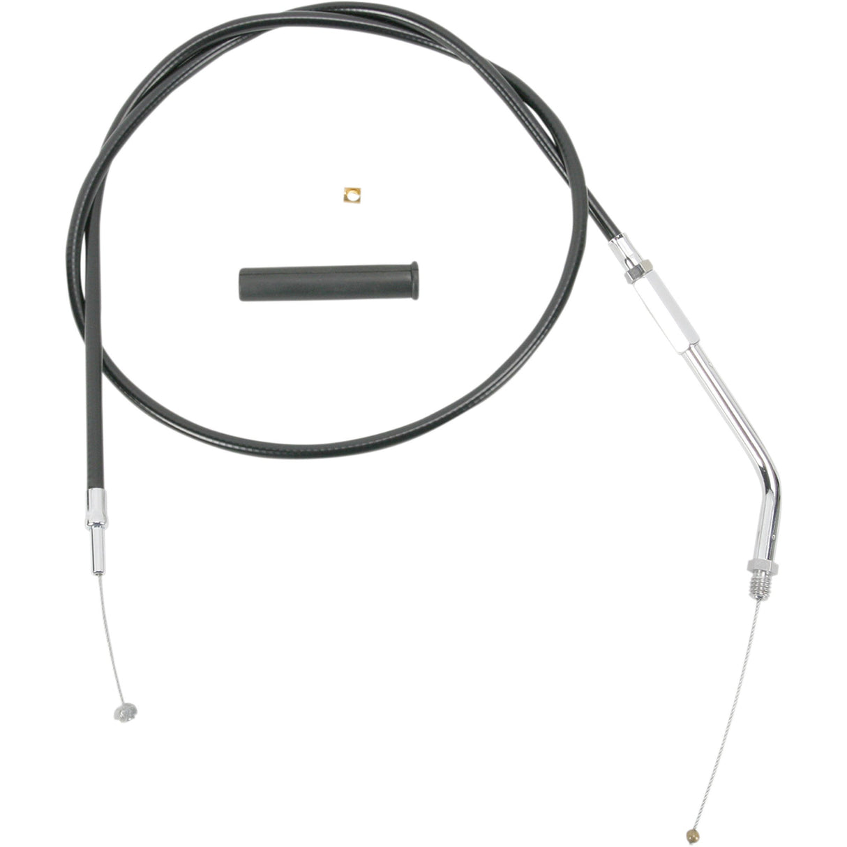 DRAG SPECIALTIES Black Vinyl Cable Throttle