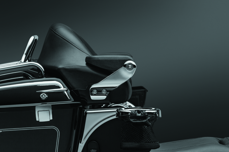Kuryakyn 8958 Stealth Passenger Armrests 97-13 Touring Models Chrome