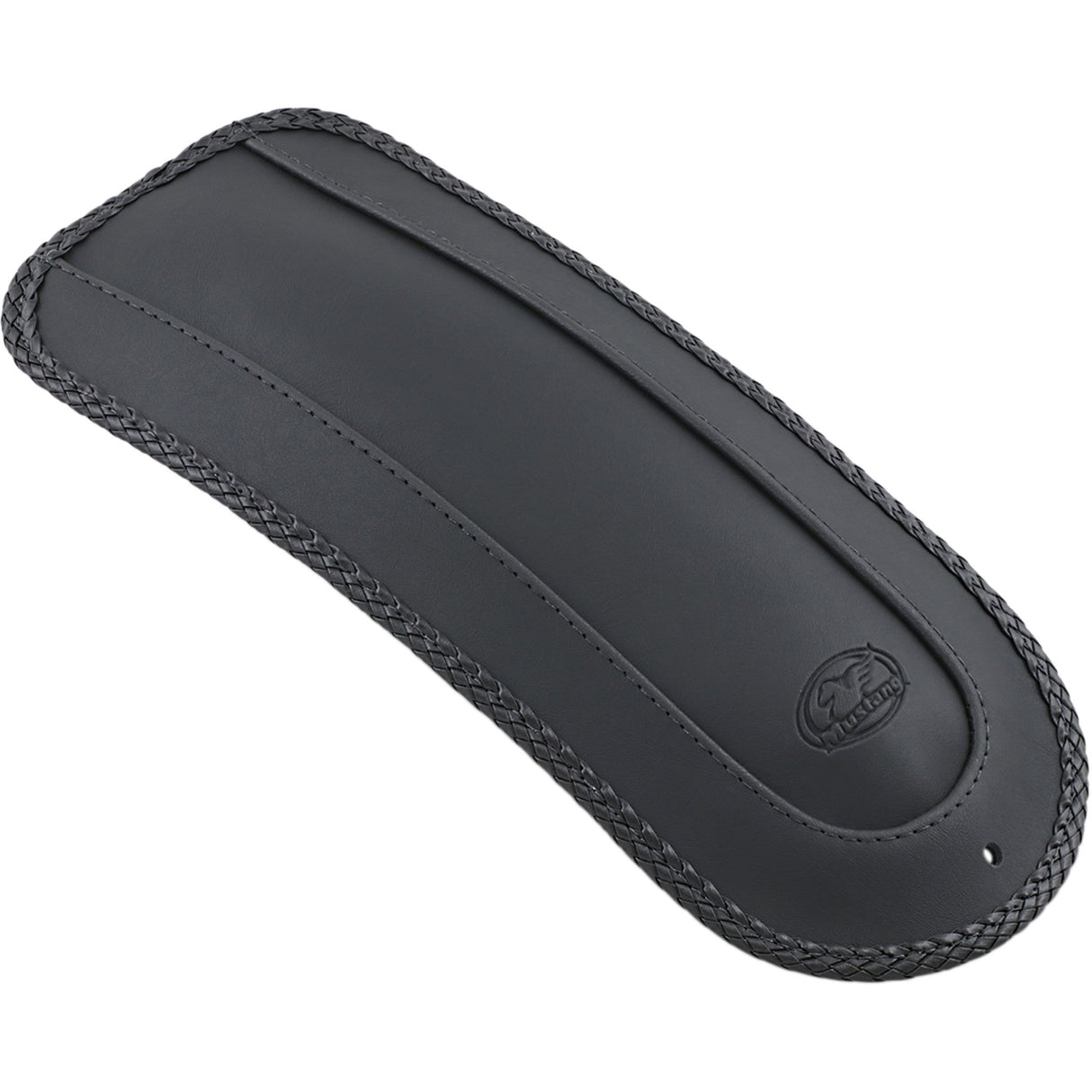 Mustang Fender Bib For Solo Seat — Smooth Black HD Softail - 78025 For Harley 1984-2005
