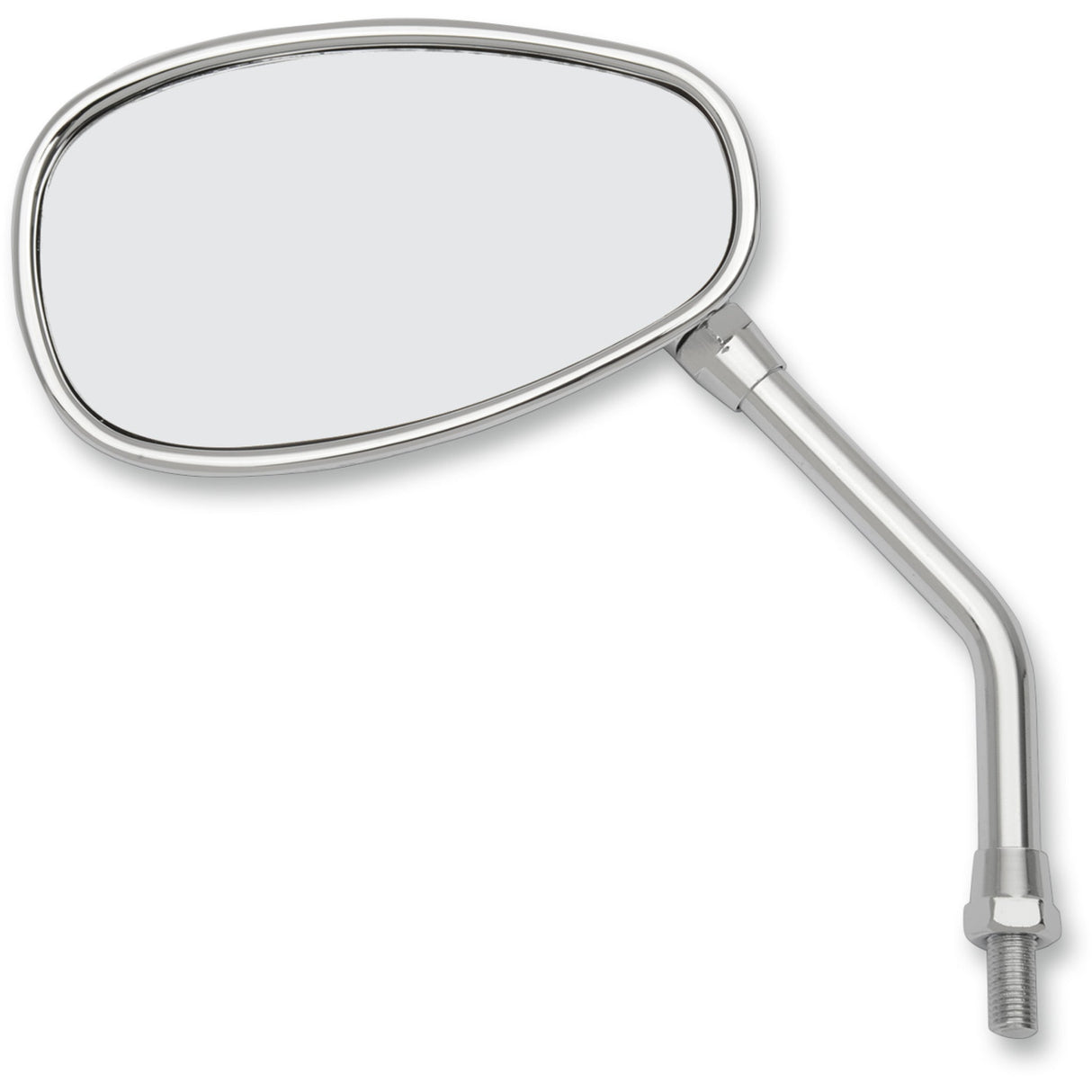 EMGO 2086832 20-86832 OEM-Style Replacement Mirror Mirror - Side View - Oval - Chrome - Left
