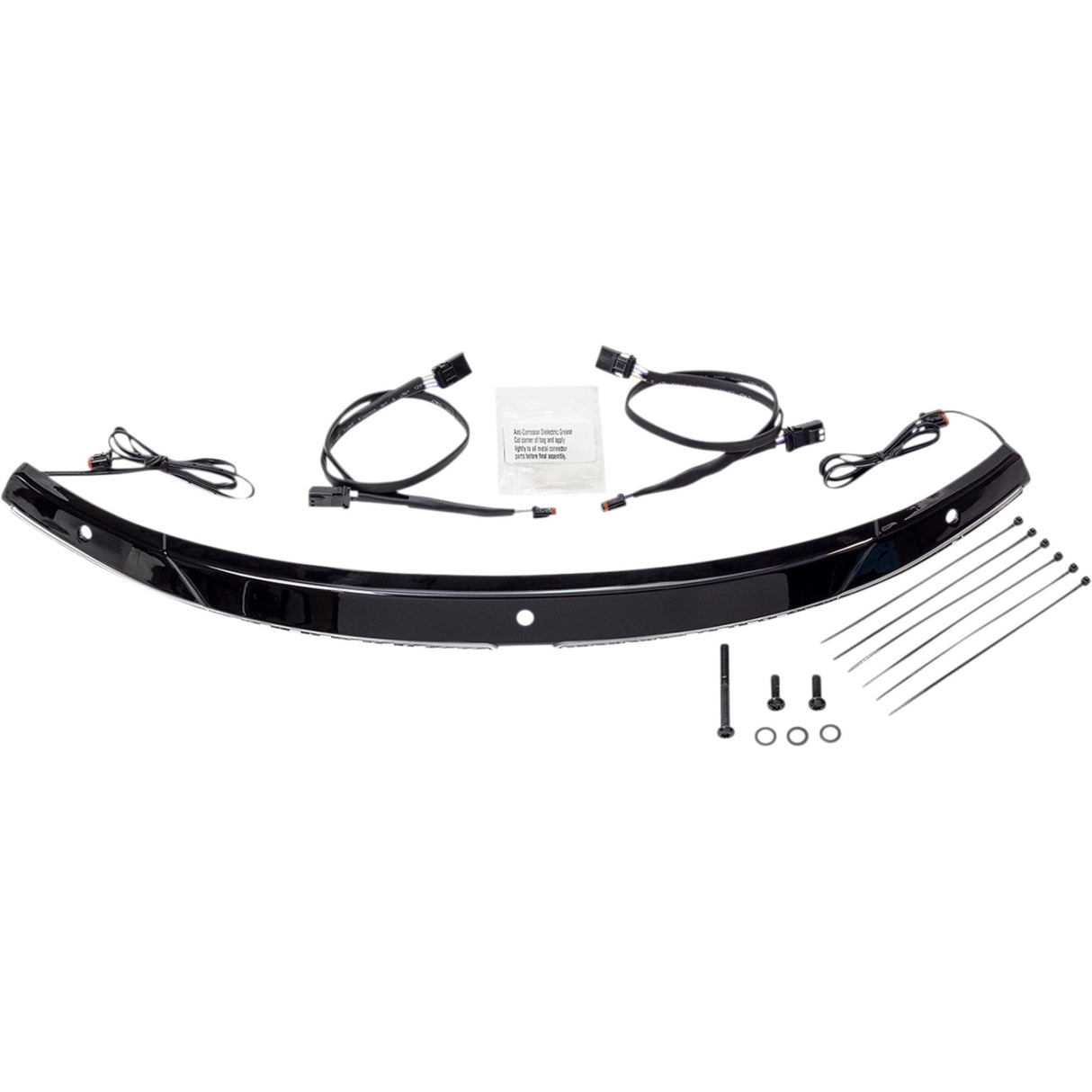 Ciro Horizon Windshield Trim - 11001 For Harley Touring 2006-2026
