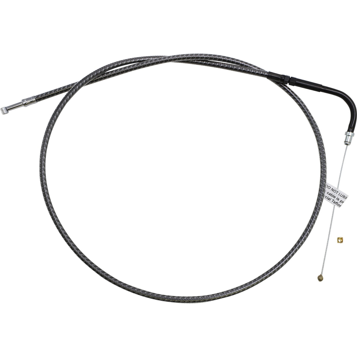 Magnum Shielding Karbonfibr Braided Throttle Idle Cable 40-1/2" - 73198 For Harley Motorcycles 1984-2017