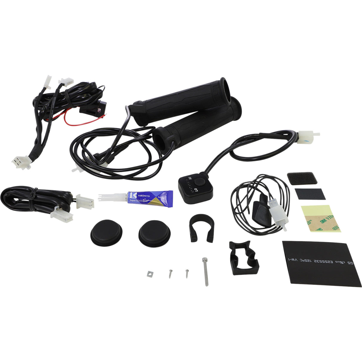 KOSO NORTH AMERICA 0631-0170 AM10712G 5 Level Thumb Throttle Heated Grips Grips - Heated - Thumb Throttle - 5 Level - 7/8" - Heated Thumb