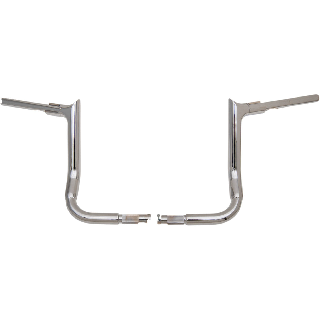 FAT Baggers INC. 1-1/2" EZ Install Pointed Top Handlebar 12" Chrome - 805012 For Harley Touring 2006-2020
