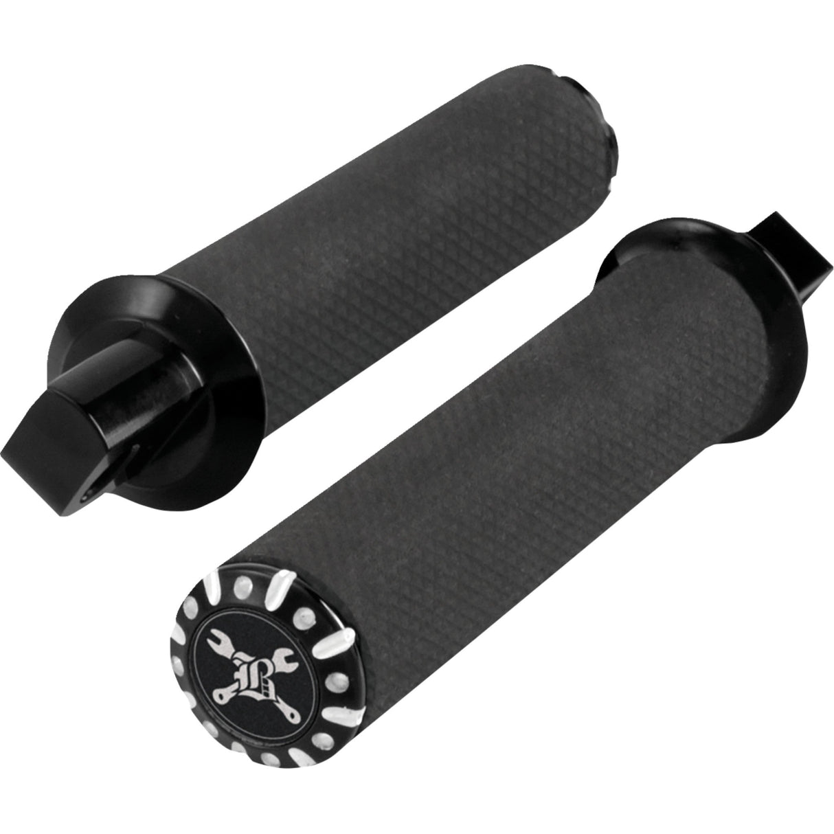 BURLY BRAND 1620-2827 B13-1123BM Hawk Foot Pegs black machined - universal