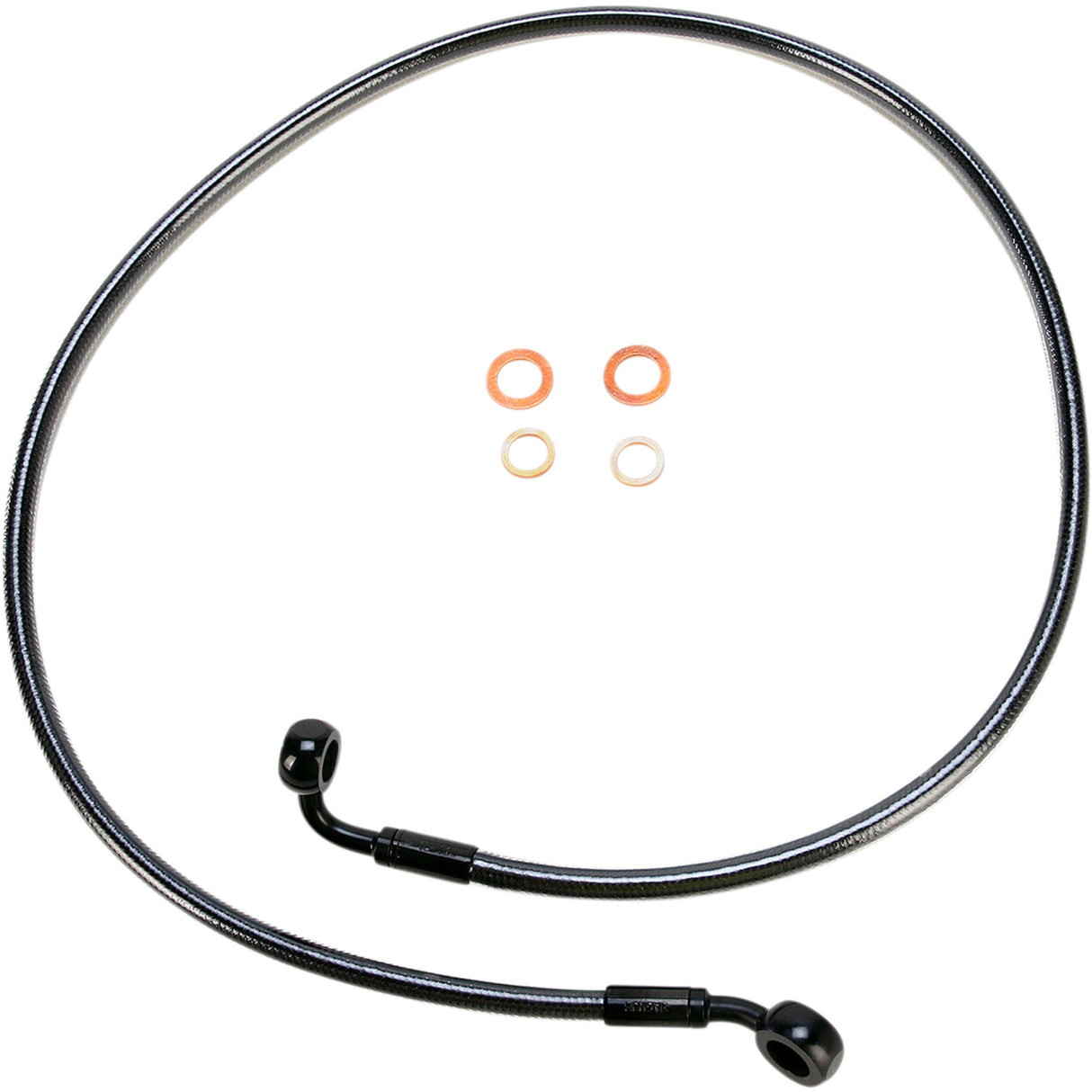 Magnum Shielding E-Z Align Series Brake Line - 46156SW For Harley Motorcycles 1985-2017