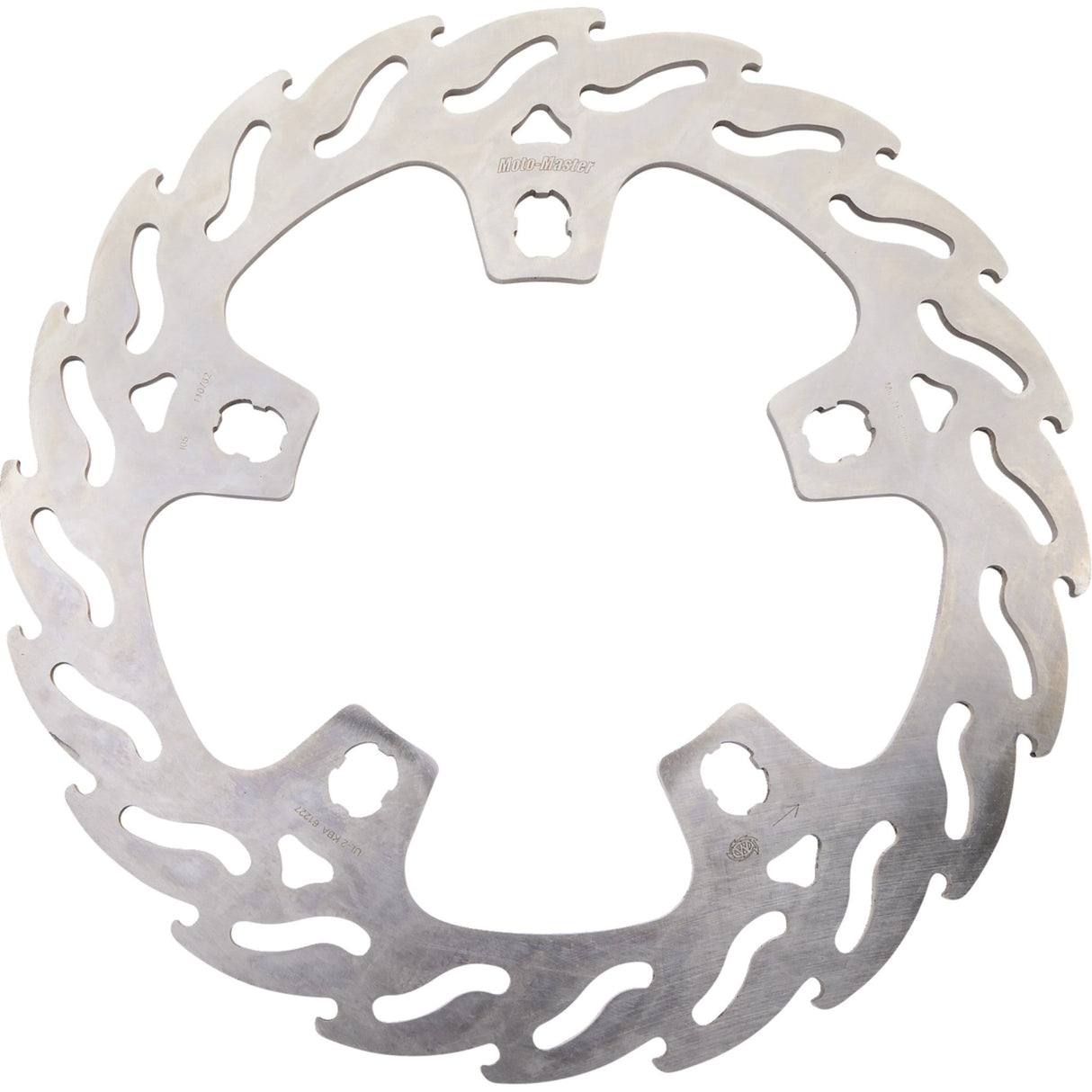 MOTO-MASTER 1711-2191 110762-PU Brake Rotors Brake Rotor - Front Left - Flame