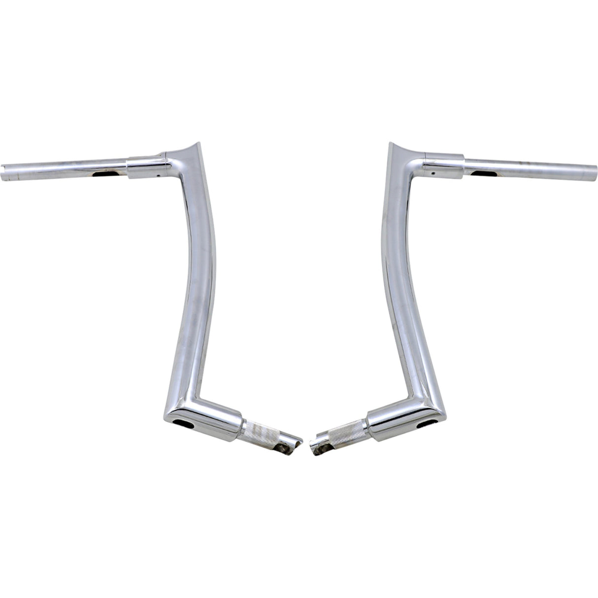 FAT Baggers INC. 1-1/2" EZ Install Pointed Top Handlebar 16" Chrome - 807016 For Harley Touring 2008-2016