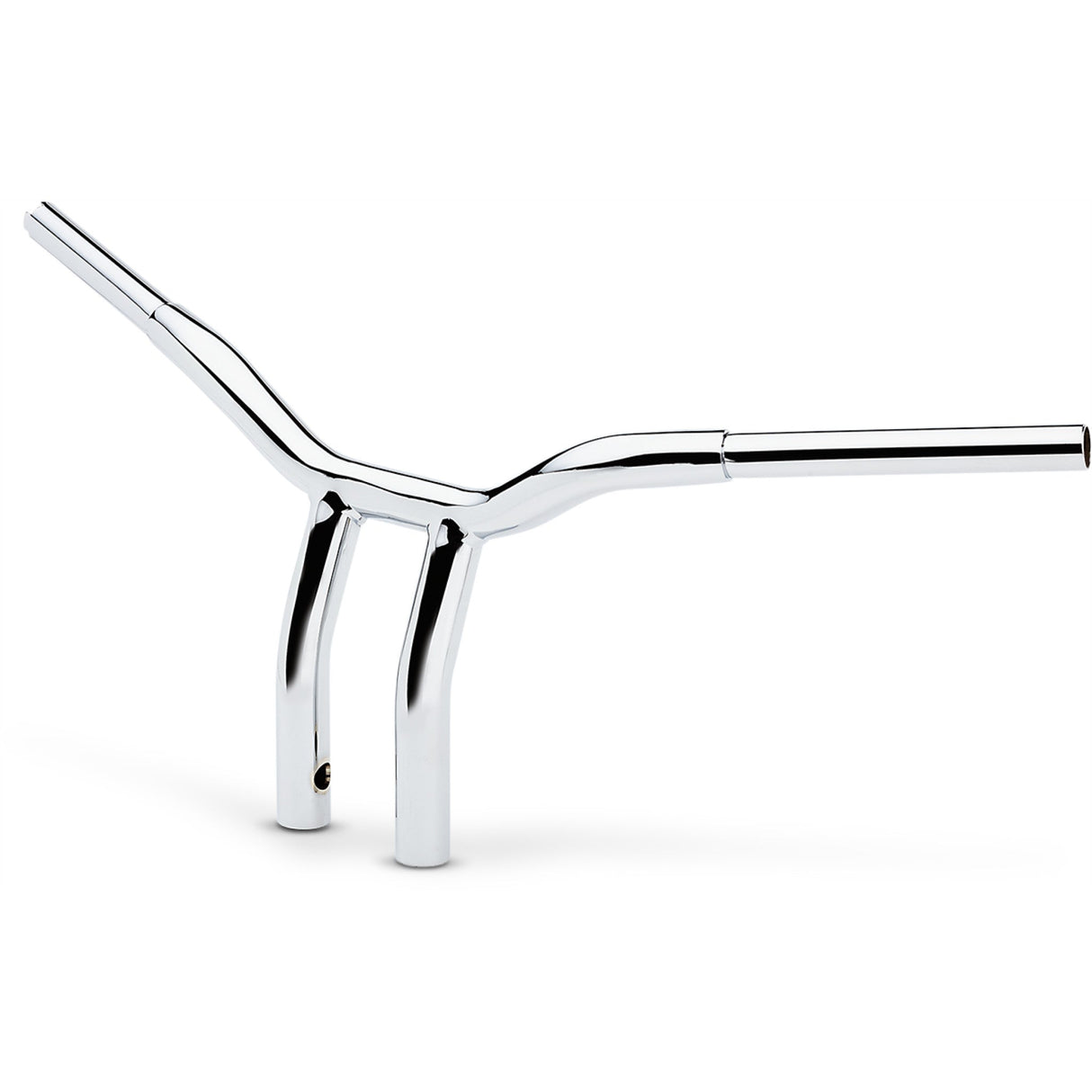 LA CHOPPERS 0601-4938 LA-7338-10 Kage Fighter Welded Bent-Riser Handlebar - One Piece - Bent - 10" - Chrome