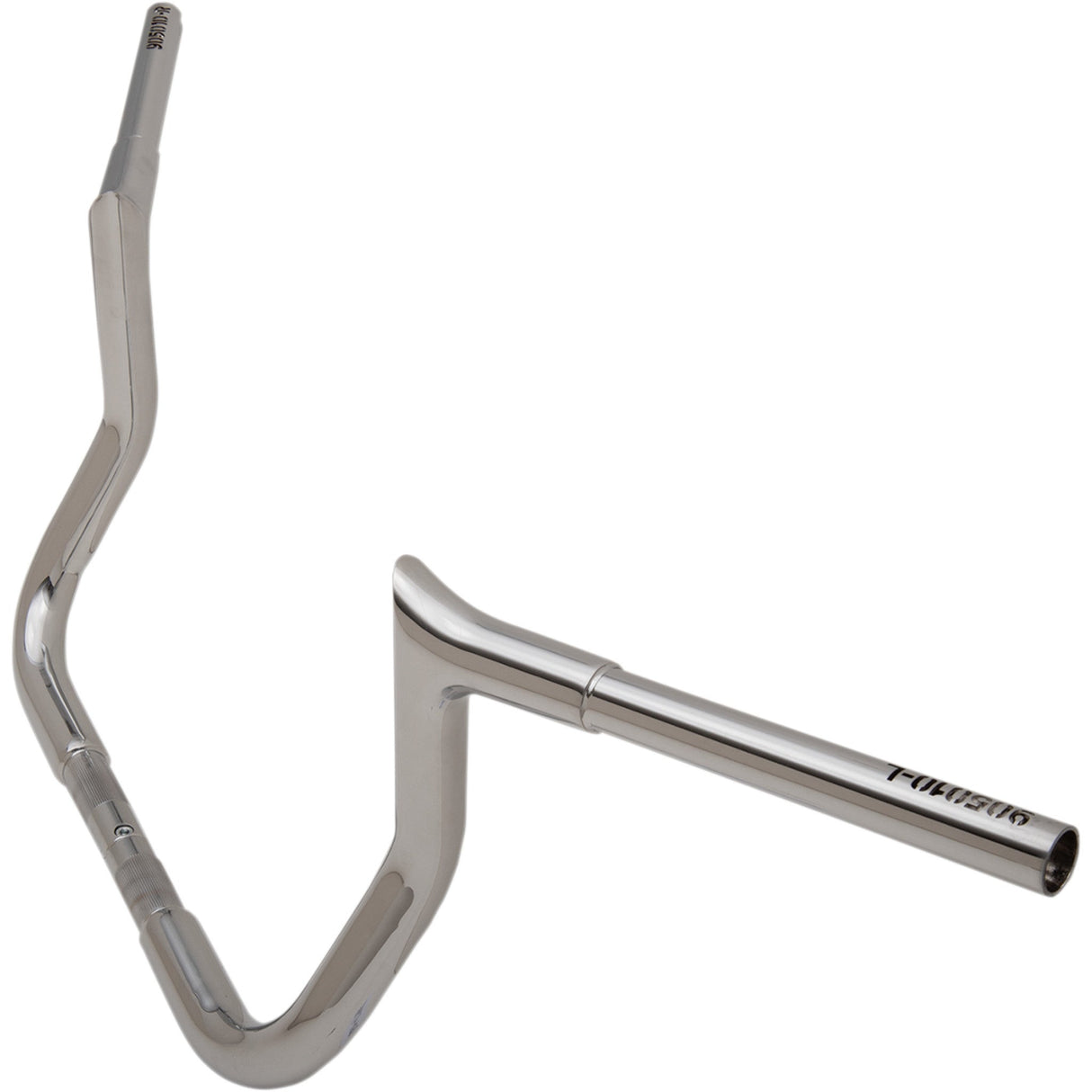 FAT Baggers INC. 1-1/4" EZ Install Pointed Top Handlebar 10" Chrome - 905010 For Harley Touring 1986-2022