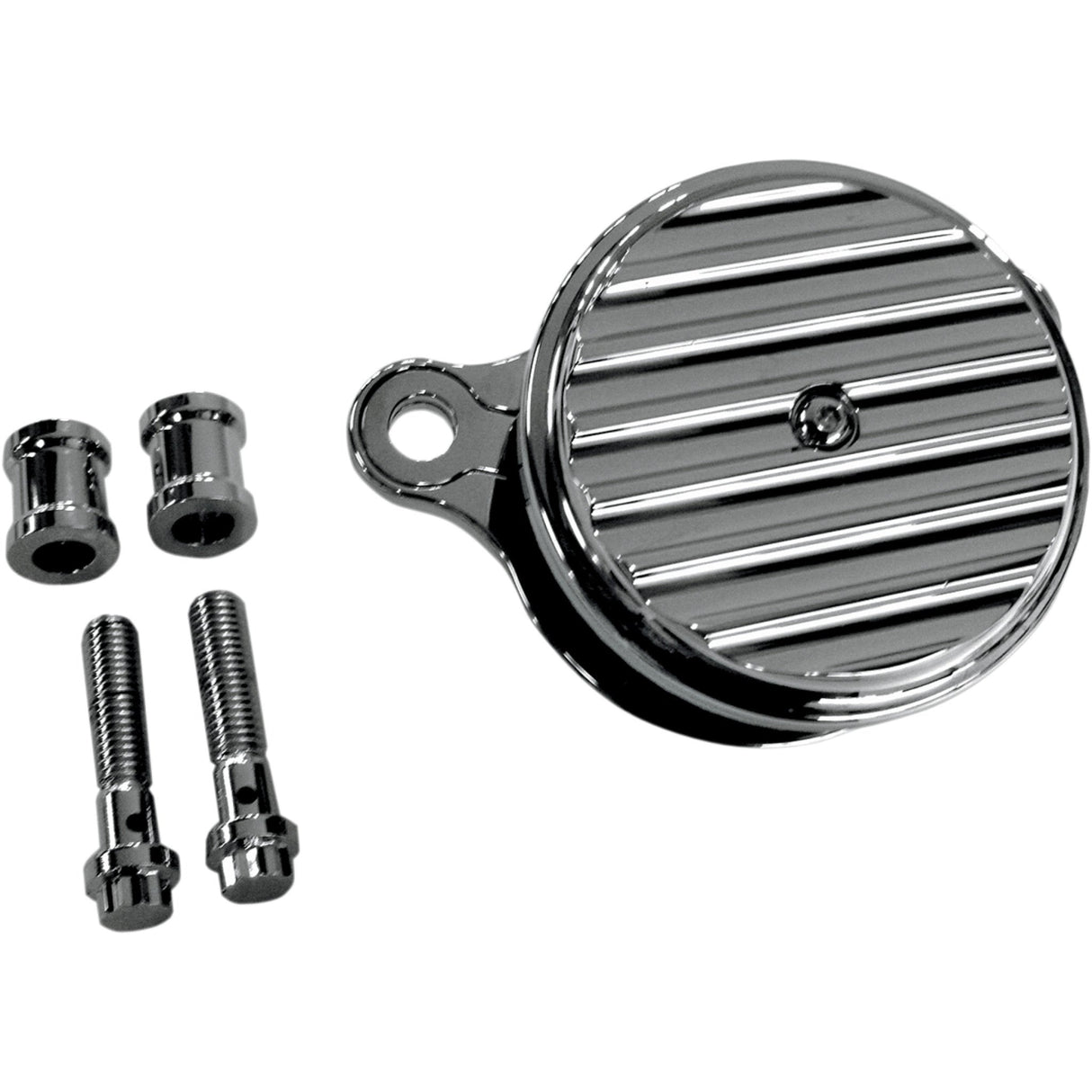 JOKER MACHINE 1010-0931 10-202C High-Performance Air Cleaner Assembly Kit - Finned Chrome