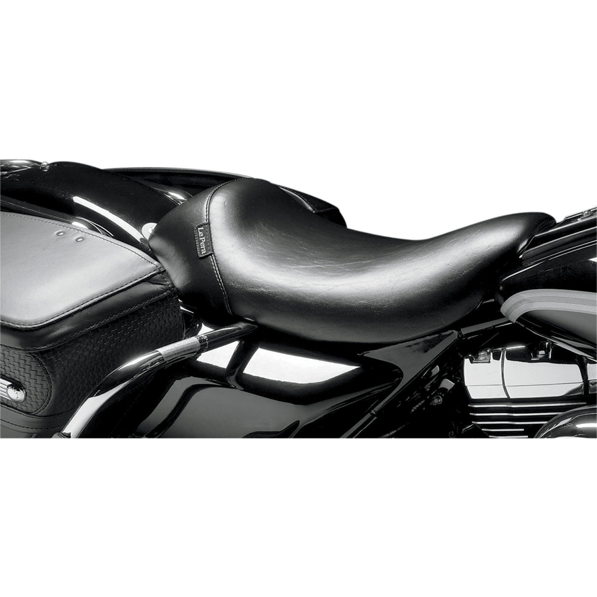 LePera Bare Bones Solo Seat Smooth Black - LN-005RK For Harley Road King 1997-2001