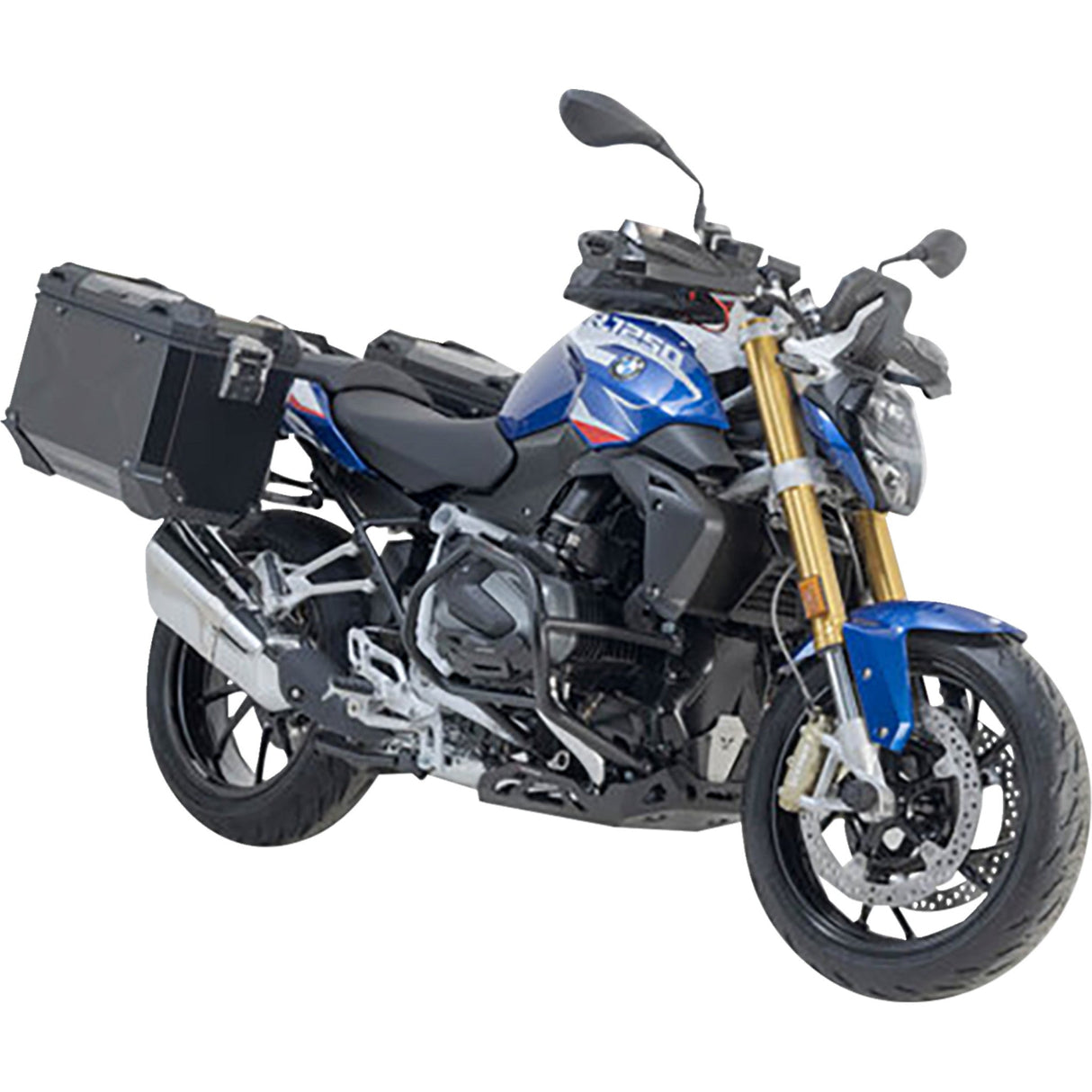 SW-MOTECH 3580-0378 KFT.07.573.70100/B TRAX ADV Aluminum Case System black - bmw r 1200/1250 r '14-'24