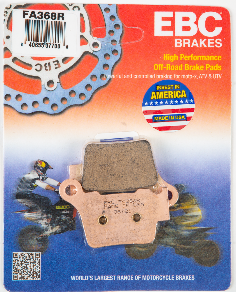 Ebc 15-368R FA368R BRAKE PADS