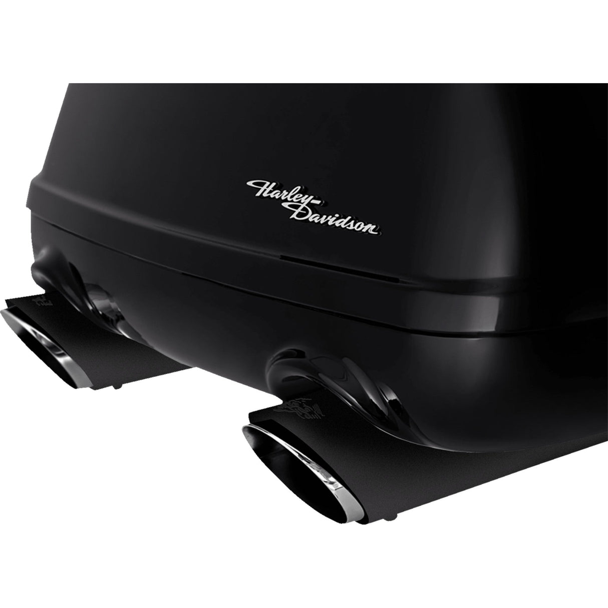 Vance & Hines Twin Slash Slip-On Mufflers Black Flrt - 46796 For Harley Touring 2017-2025