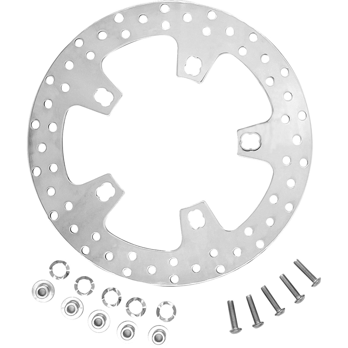 Coastal Moto Custom Brake Rotor 11.5" Front Polished - CM-FR-115P For Harley Touring 2000-2007