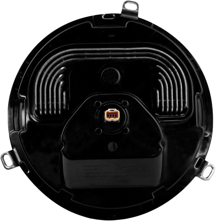 Koso North America 28-61024 GA030100 7" ZENITH LED HEADLIGH H4 PLUG