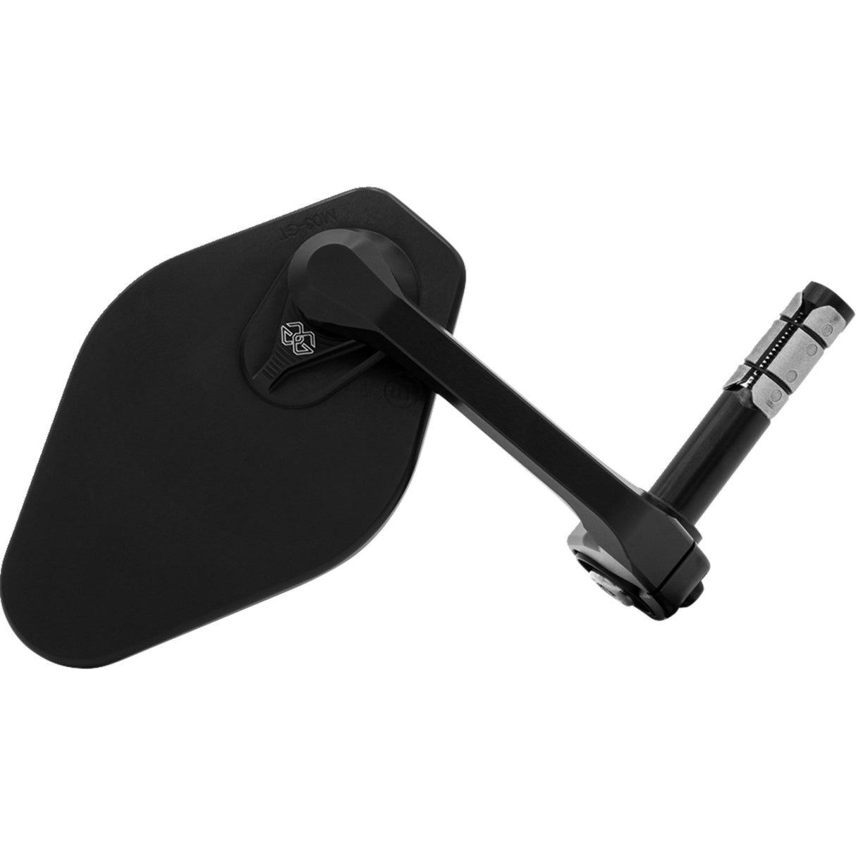 Gilles Tooling Stratos Handlebar End Mirror Stratos Side View Diamond Black Right Left Each - M03-01-BD Ducati Motorcycles 1994-2025