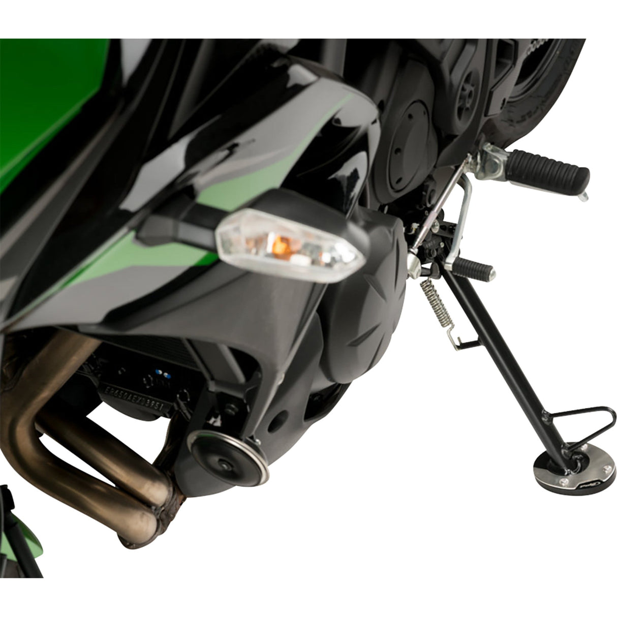 PUIG HI-TECH PARTS 0510-0753 20196N Kickstand Pad Extension kawasaki - ninja/versys