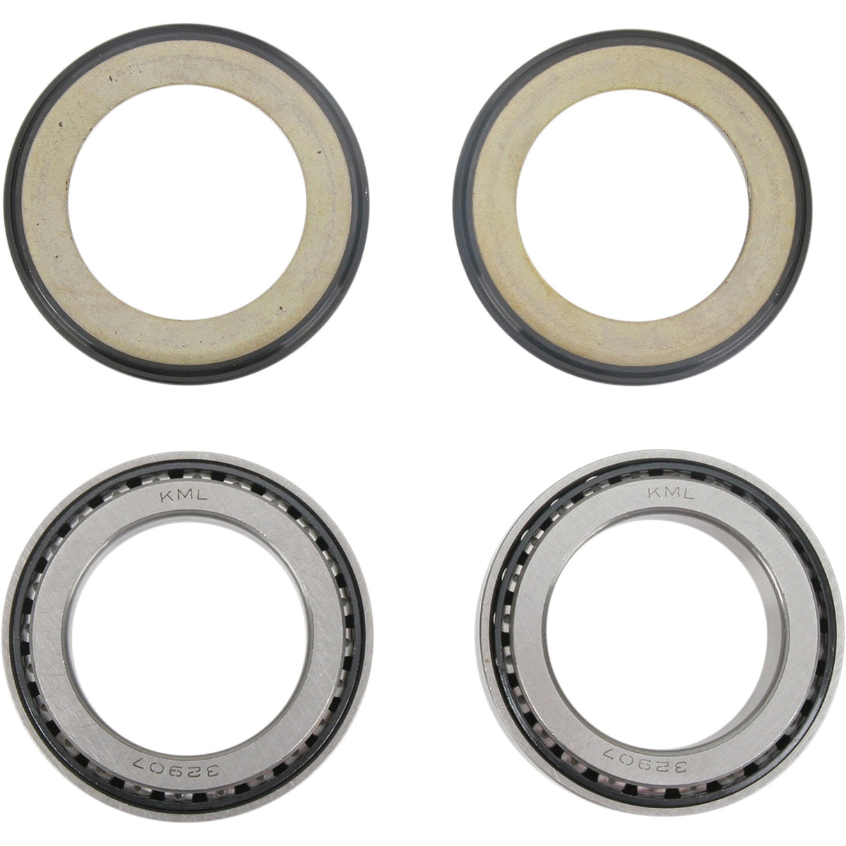 ALL BALLS 22-1039 22-1039 Steering Stem Tapered Roller Bearings and Seals Kit Steering Stem Bearing