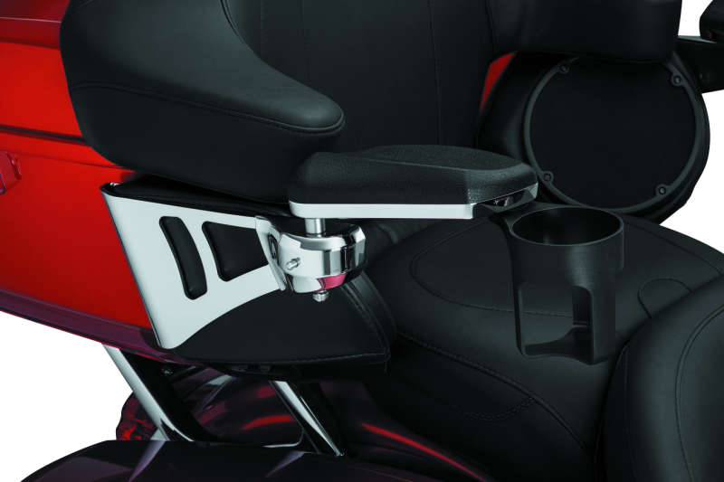 Kuryakyn Passenger Armrests Chrome - 8955 For Harley Touring 2014-2021