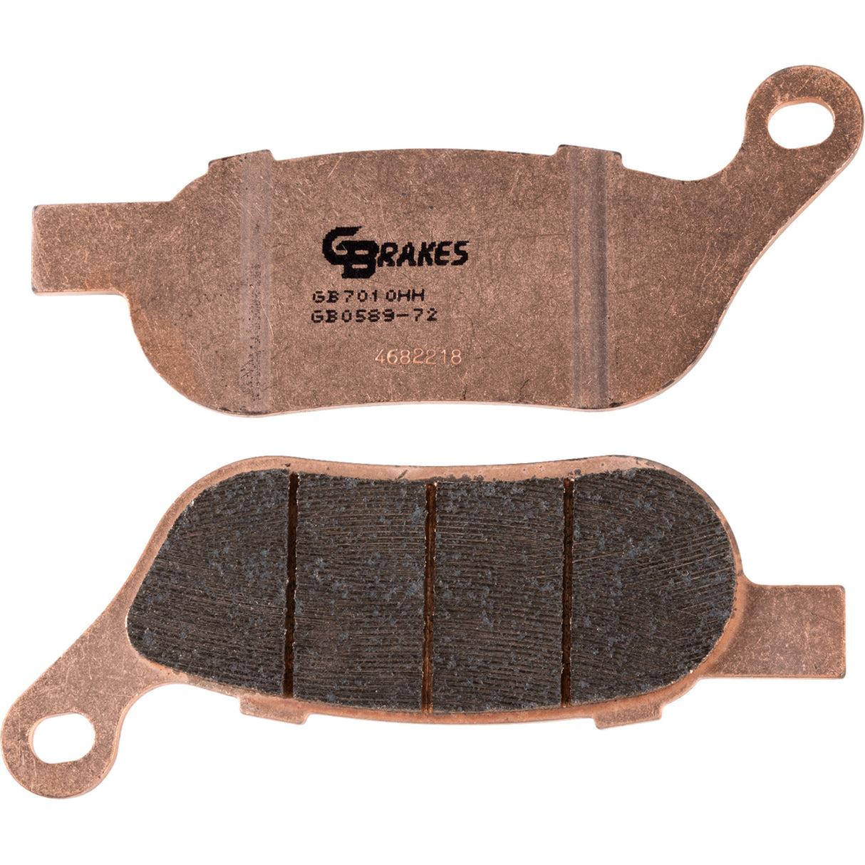 Gbrakes HH Sintered Brake Pads Sintered Rear - GB0589-72 For Harley Motorcycles 2008-2017