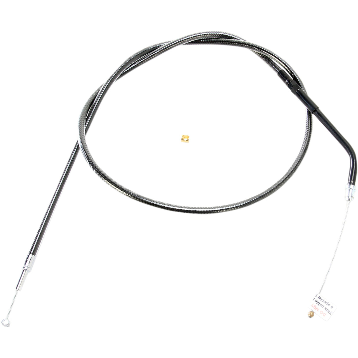Magnum Shielding Black Pearl™ Braided Throttle Idle Cable — Throttle 36" - 43366 For Harley Sportster 2007-2021