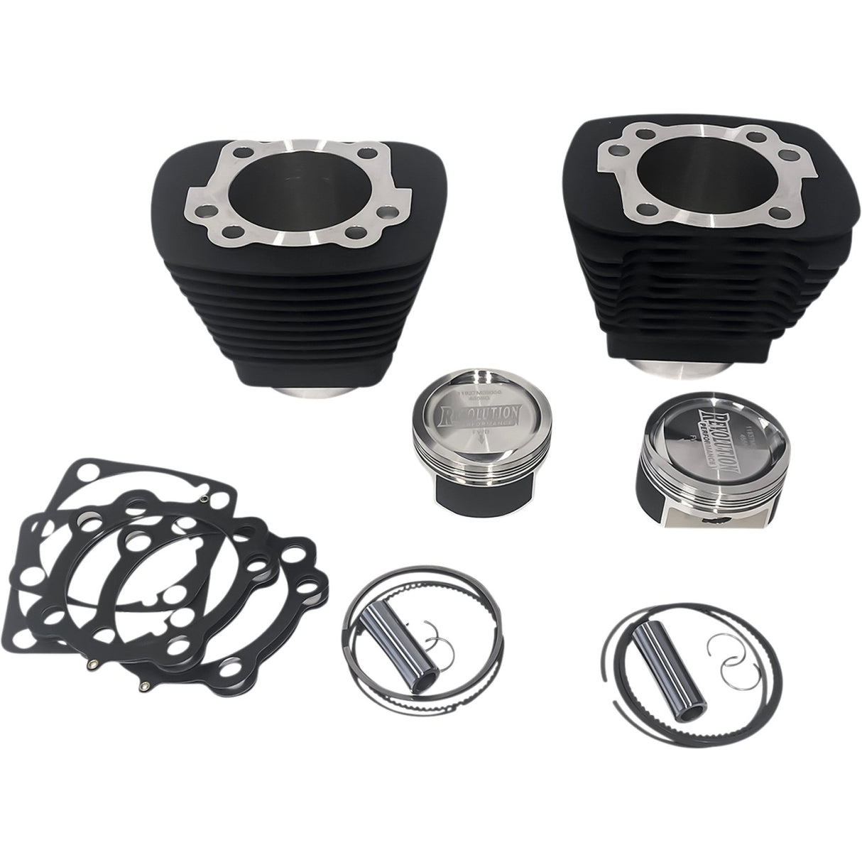 Revolution Performance, LLC Cylinder Kit 1250 Cc Big Bore Black XL1200 - RP201-406W For Harley Sportster 1991-2020
