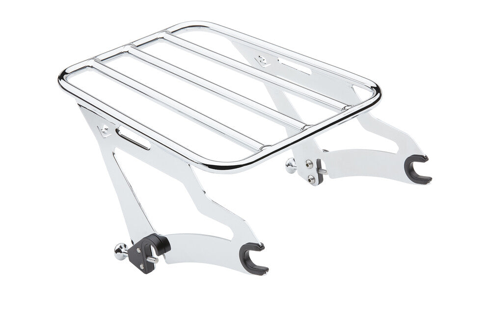 Cobra Detachable Luggage Rack Chrome - 602-2500 For Harley Touring 2009-2026