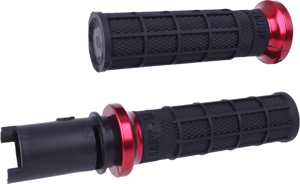 Odi Lock-ON Hart-Luck Full-Waffle Black RED CVO ` - V31HTC-BB-R For Harley Touring 2023-2024