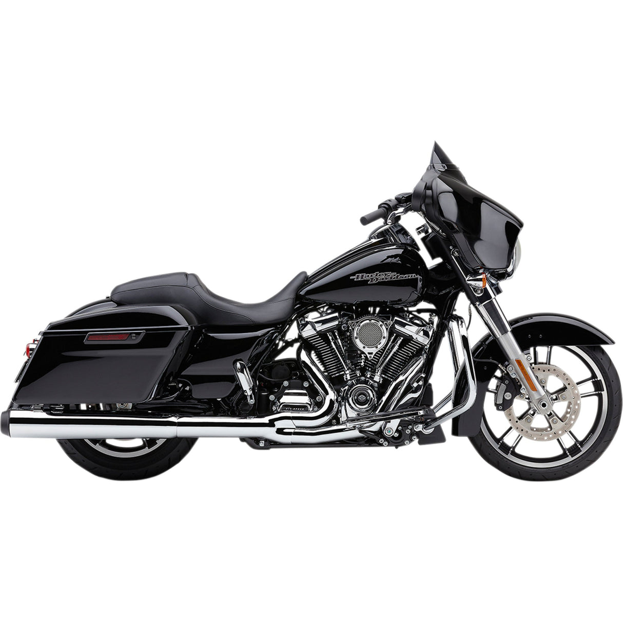 Cobra Powr-Flo 2-Into-1 Exhaust System - 6451 For Harley Touring 2017-2022