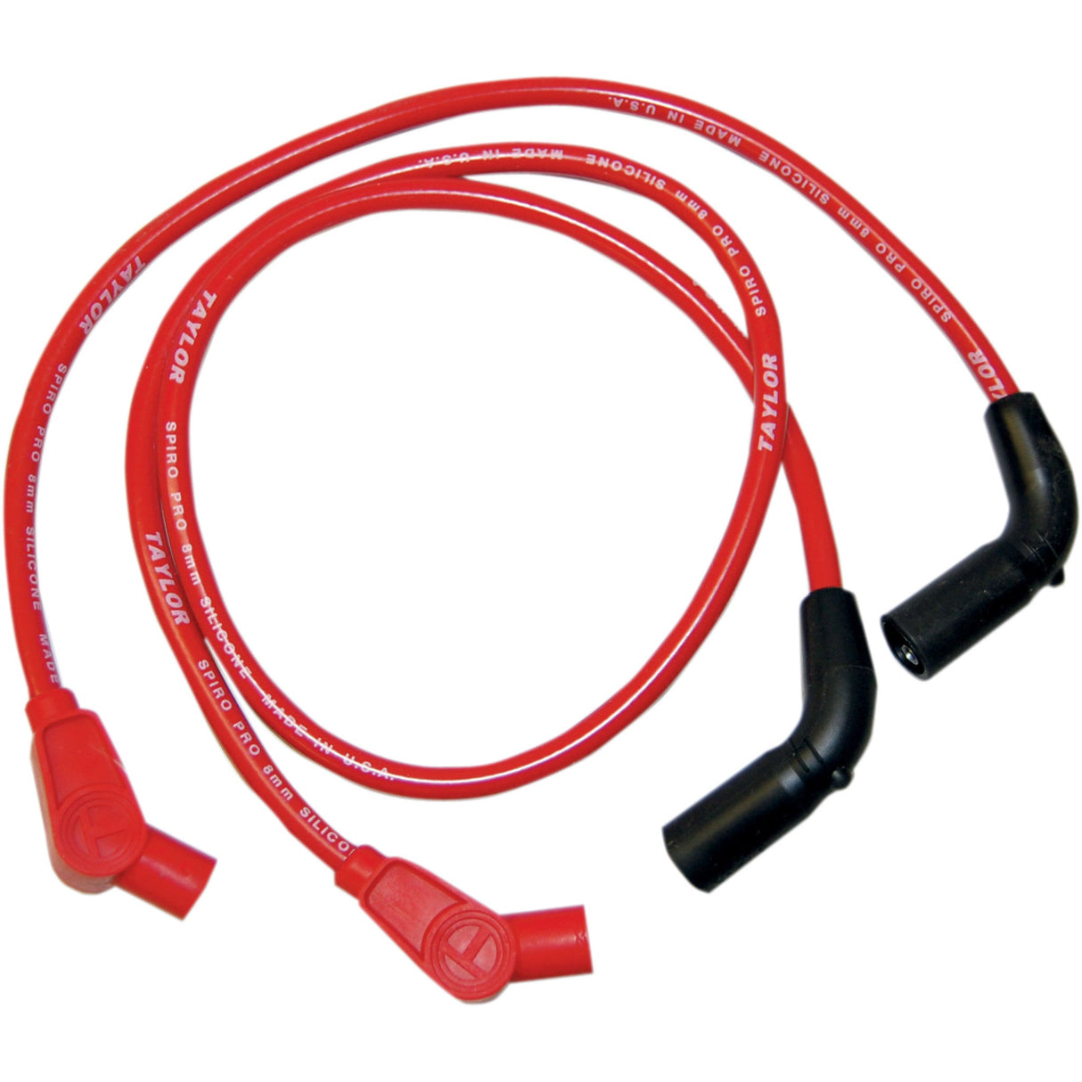 Sumax Custom-Fit Spark Plug Wire Kit 8 Mm Red - 20236 For Harley Touring 2009-2016