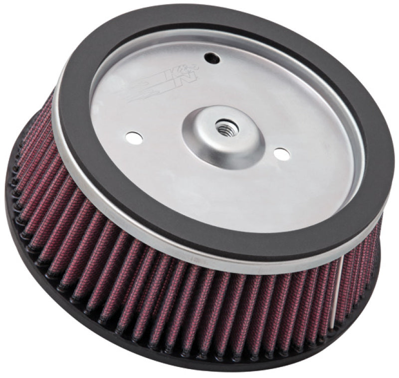 K & N Engineering Round Tapered 6.25in Base OD X 5.5in Top OD X 2.125in H - HD-0800 For Harley Electra Glide / Road King / Softail / Dyna 2007-2008