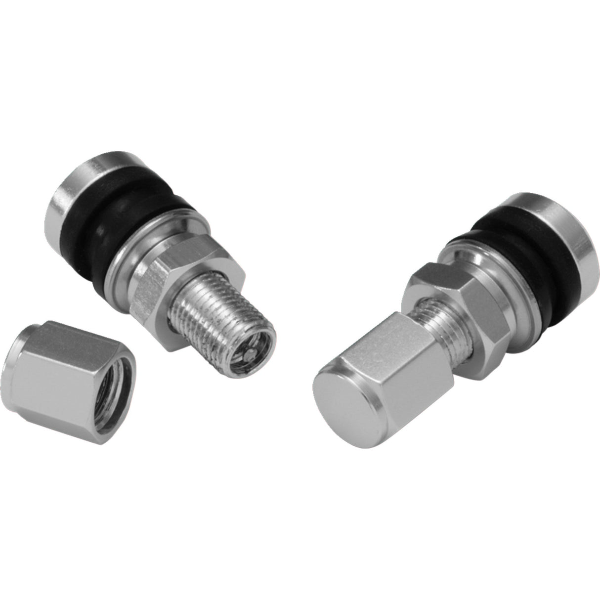 SHOW CHROME 0360-0079 5-801 Straight Valve Stem Valve Stem - Straight - 1-3/16" - Pair