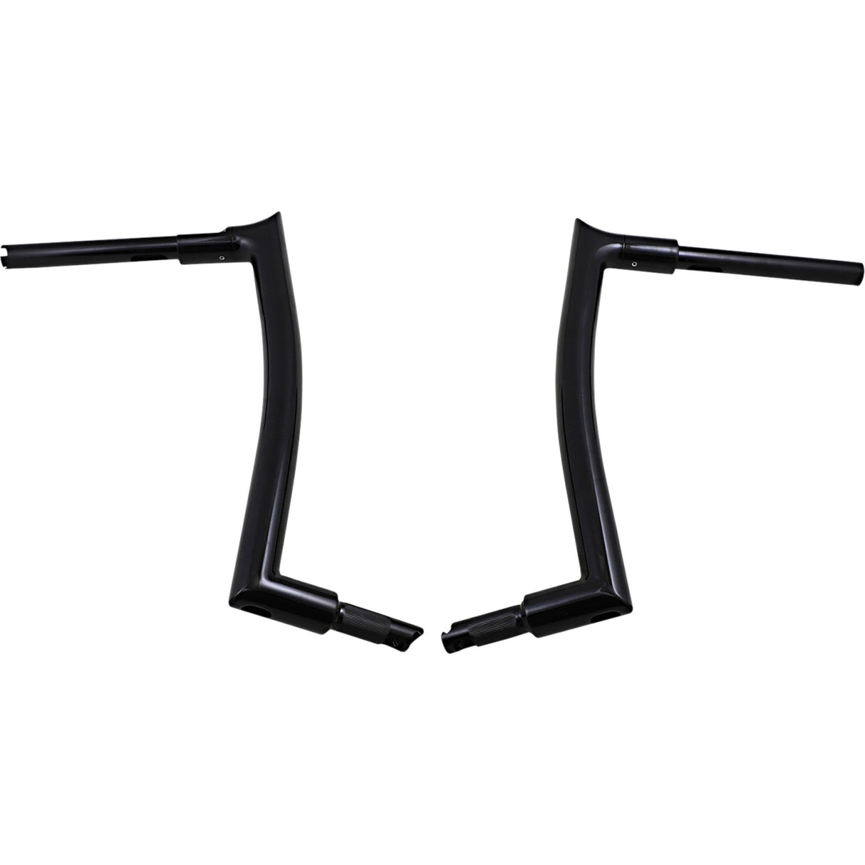 FAT Baggers INC. 1-1/2" EZ Install Pointed Top Handlebar 16" Black - 807016-B For Harley Touring 2008-2016
