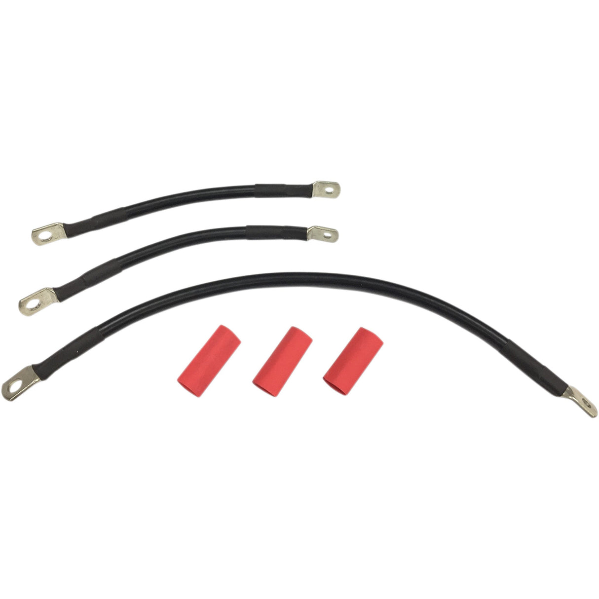 DRAG SPECIALTIES 2113-0664 Battery Cable Set black - '91-'93 dyna