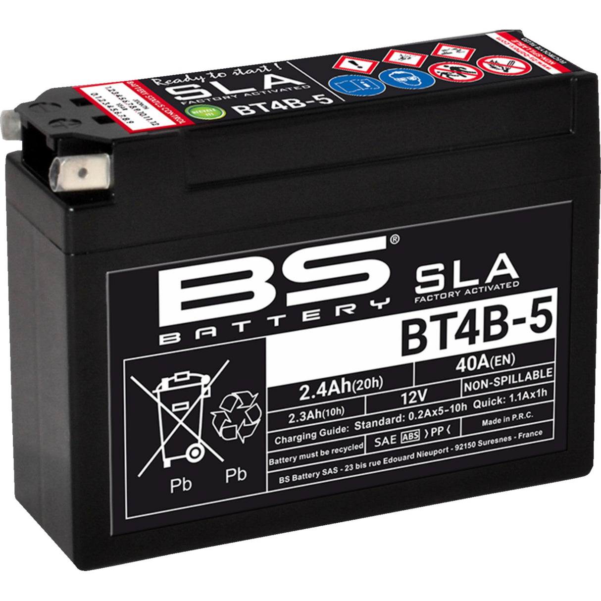 Bs Battery BT Battery - 300756 Yamaha TTR50E / 110 / 50 2006-2021