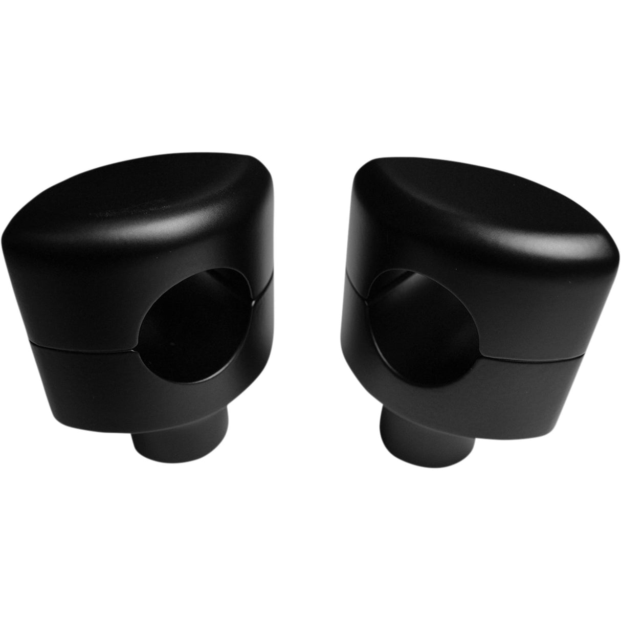 LA CHOPPERS 0602-0797 LA-7406-01M Hefty Handlebar Riser for 1-1/4" Handlebars Risers - Hefty Smooth - 1-1/2" - Flat Black