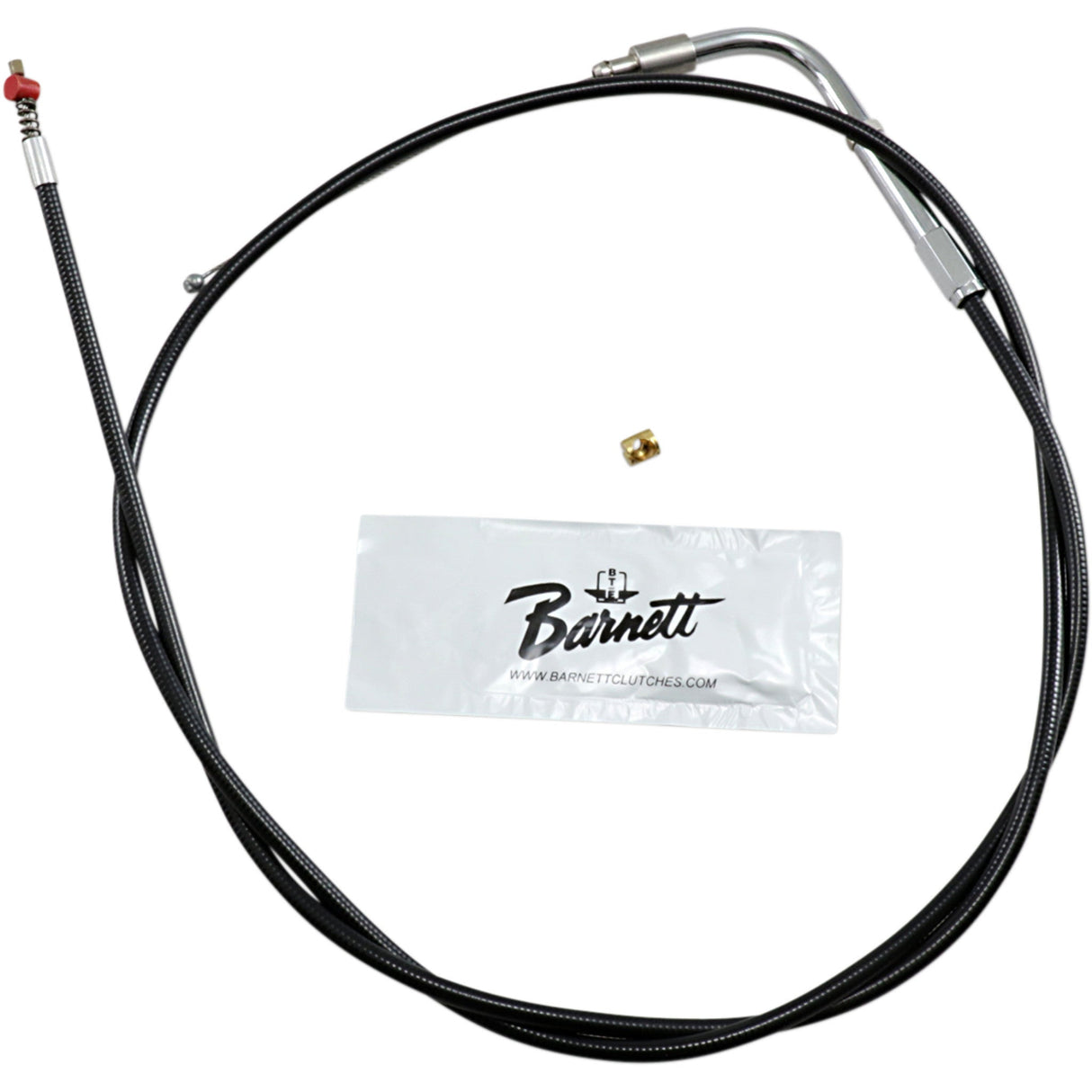 Barnett Black Vinyl Throttle Idle Cable +3" Size 42" Length - 101-30-40016-03 For Harley Touring 2002-2006