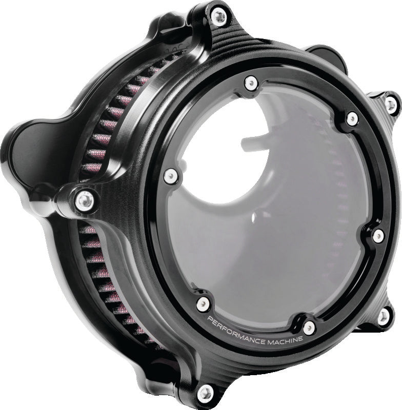 Performance Machine 0206-2157-SMB Vision Air Cleaner W/bezel - Black Ops