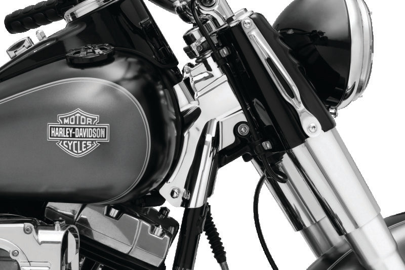 Kuryakyn Neck Cover Flst Models Chrome - 7833 For Harley Softail 2007-2017