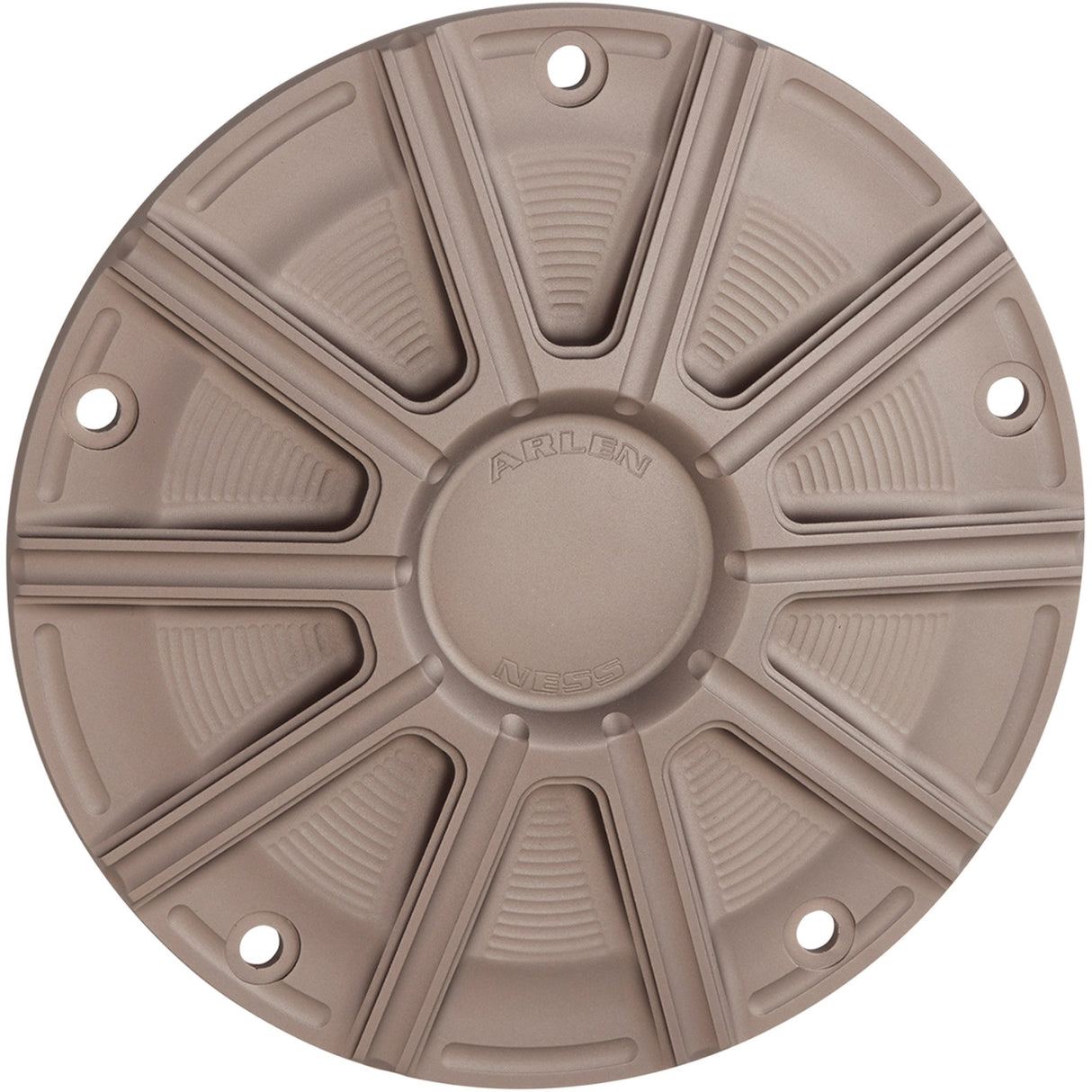 Arlen Ness 10-Gauge Derby Cover Titanium Big Twin - 700-023 For Harley Motorcycles 1999-2018