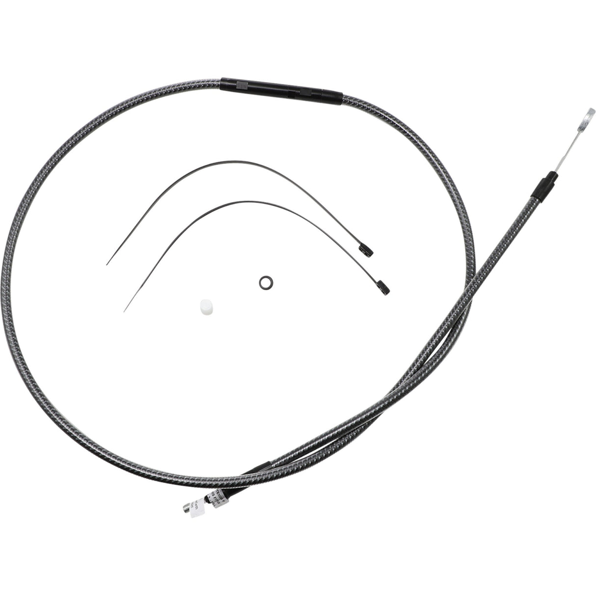 Magnum Shielding High-Efficiency Polished Karbonfibr Clutch Cable 61" - 72256HE For Harley Sportster 2004-2021
